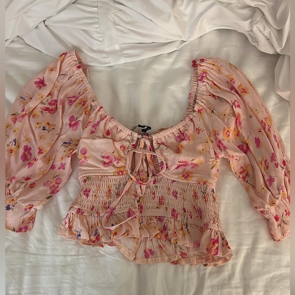 Kendall and Kylie crop top (worn on the tie a little)